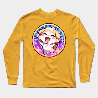 Cute anime puppy art Long Sleeve T-Shirt